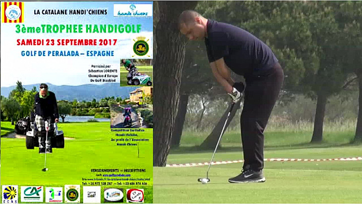 3ème Trophée Golf Handi Golf au profit de l'association Handi'Chiens @handichienscom @jeane_manson @Tvlocal_fr