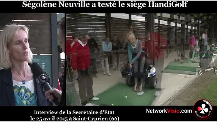 Ségolène NEUVILLE Secrétaire d'Etat chargée des personnes Handicapées au micro de #NetworkVisio
