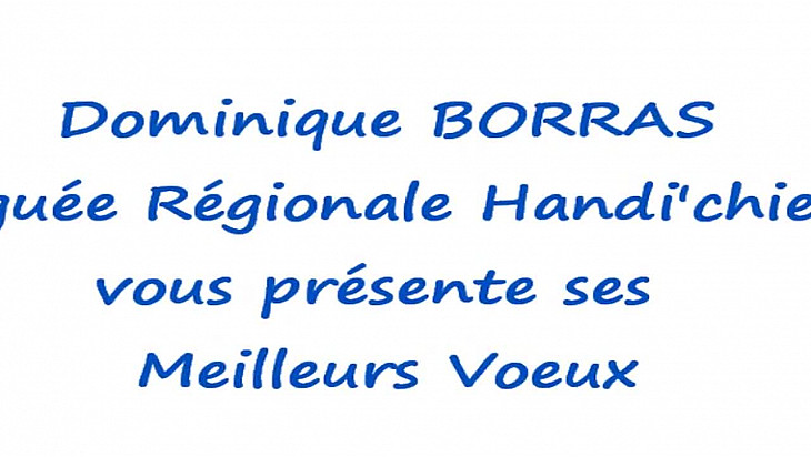 VOEUX DE DOMINIQUE BORRAS