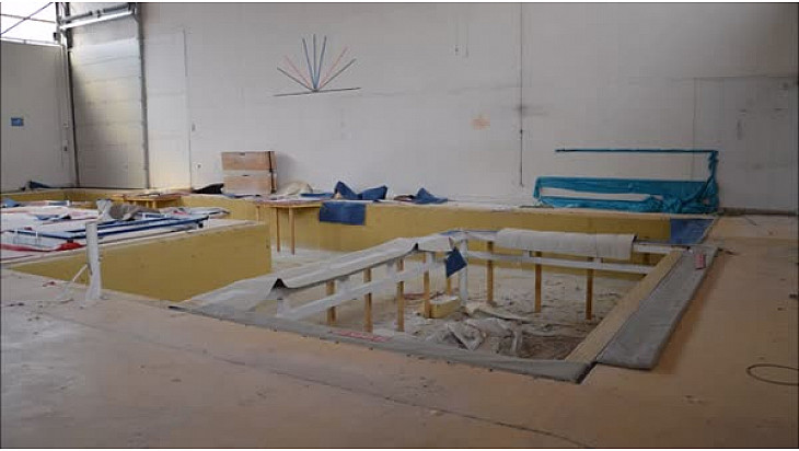 Destruction du gymnase Naudin