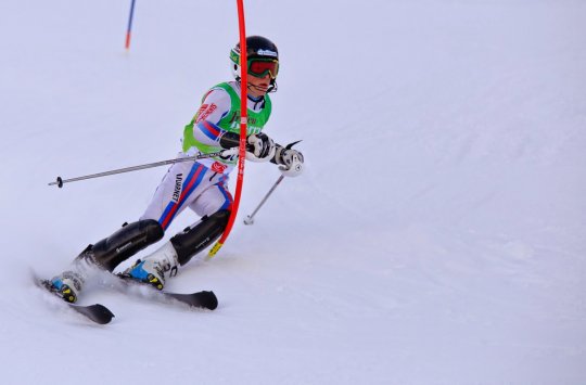 Benjamin Hoareau, section ski Luchon, champion de France u14 du Géant !