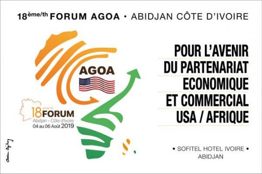 Les États-Unis et la Côte d’Ivoire coorganisent le Forum AGOA 2019 à Abidjan