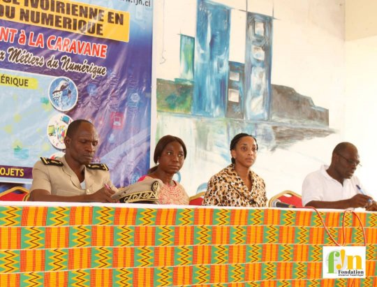 CARAVANE JEUNESSE NUMERIQUE A BONDOUKOU:  UNE JOURNEE INAUGURALE RICHE