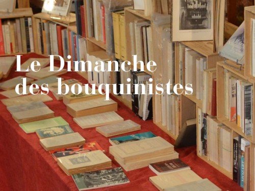 ''Le Dimanche des Bouquinistes'', Dimanche 22 novembre à Eurythmie