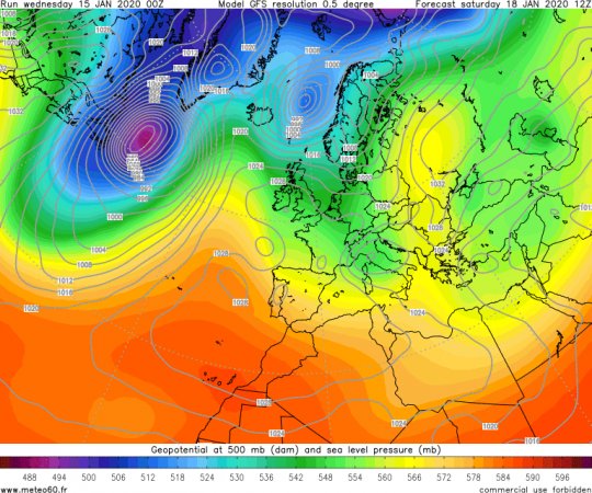 Prévisions Météo jusqu'au 24 janvier