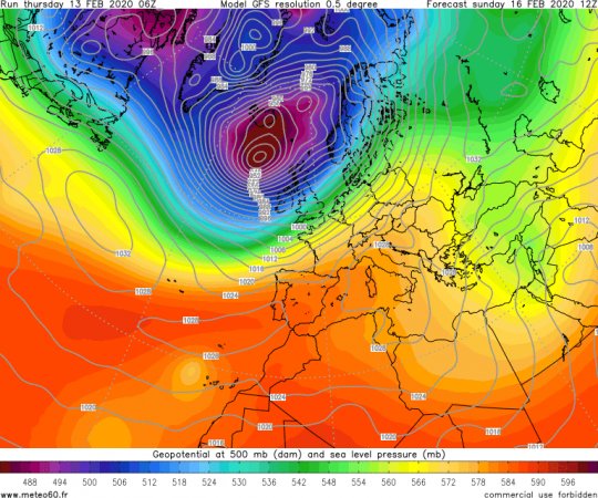 Prévisions Météo jusqu'au 23 février