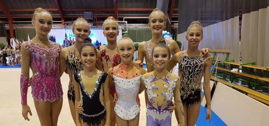 Les Espoirs Occitanes de Gymnastique Rythmique au Tournoi international de Belgique