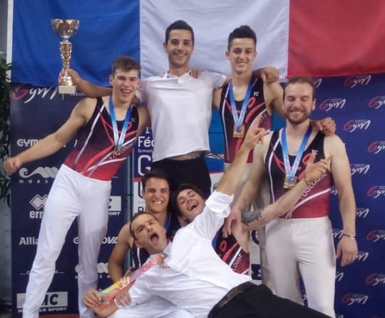 Le Coquelicot Toulouse Gym remporte le titre national en Trophée Fédéral de Gymnastique Artistique Masculine