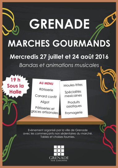 MARCHE GOURMAND GRENADE SUR GARONNE