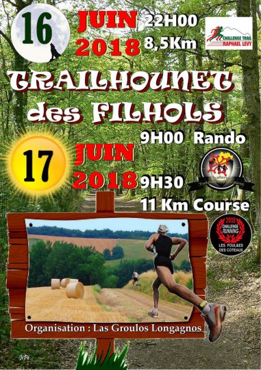 TRAILHOUNET DES FILHOLS VILLEMUR SUR TARN