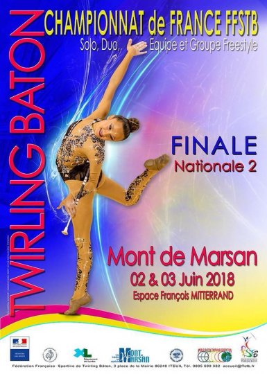 TWIRLING BATON CHAMPIONNAT DE FRANCE MONT DE MARSAN