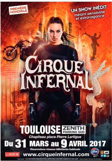  le Cirque Infernal, 1ere mondiale à Toulouse #circus #cirque #toulouse #spectacle #TvLocale-fr 