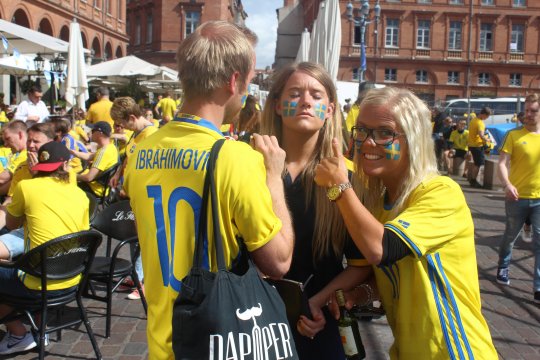 #Euro2016 : Les vikings suédois envahissent @Toulouse @EURO2016