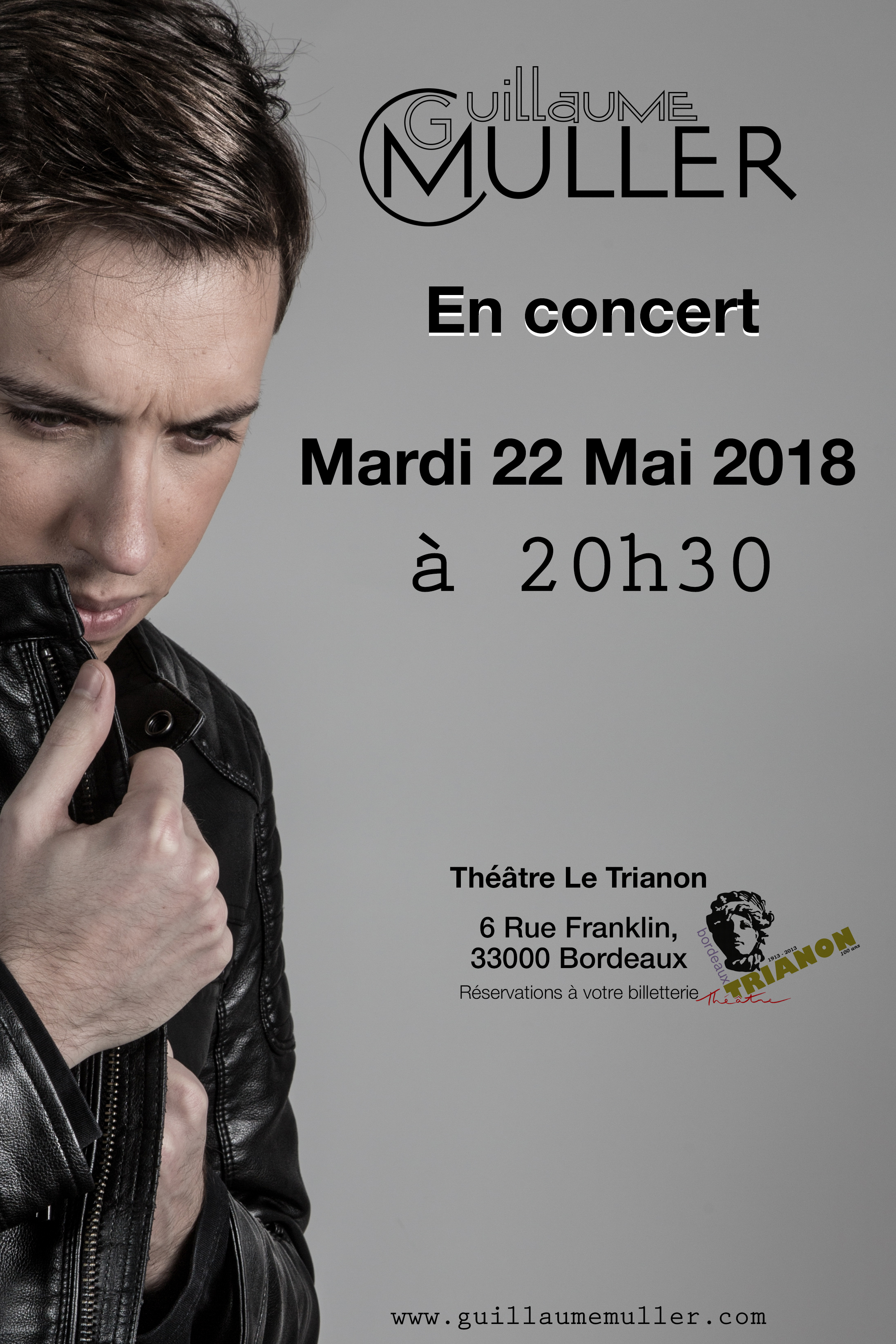Guillaume Muller en concert au théâtre Trianon de Bordeaux !