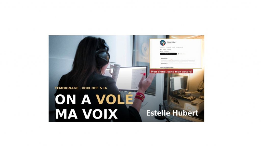 On a volé ma voix. Et celle de ma fille Florine. Par Estelle Hubert