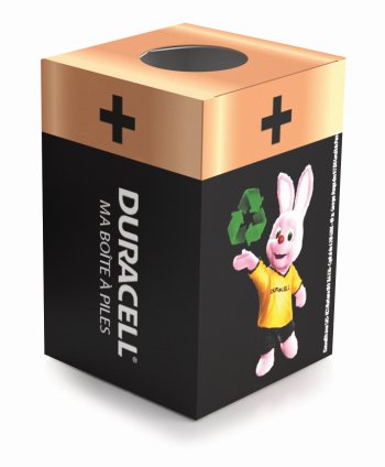 DURACELL lance « Ma boîte à piles usagées » Une PETITE boîte pour une GRANDE collecte @Duracell