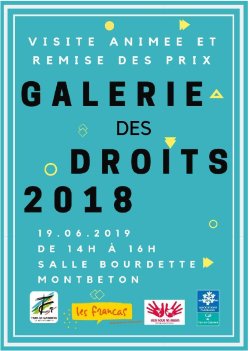  @FrancasFede ‏  de Tarn-et-Garonne communiquent : A MONTBETON, une GALERIE pour défendre les DROITS DE l’ENFANT