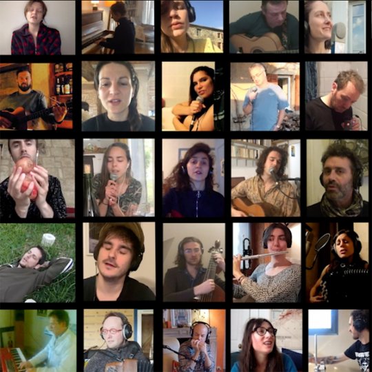 Symphonie Confinée : ''La Tendresse''  45 artistes de la chanson française enregistrent une vidéo de confinement