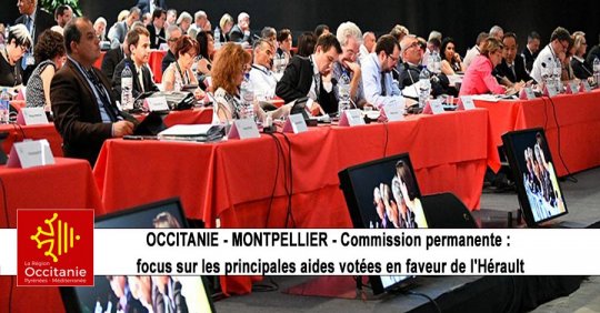 Hérault : principales aides votées par la Commission permanente 