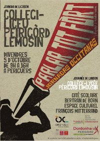 Périgueux : Journée occitane de liaison collège-lycée Périgord-Limousin