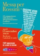  Bordeaux cathédrale : Messa per Rossini  par Arianna ensemble vocale de Pessac.