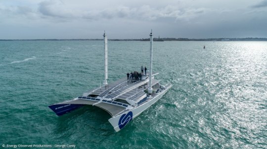 Energy Observer quitte la France pour un voyage autour du monde de 4 ans en autonomie @energy_observer