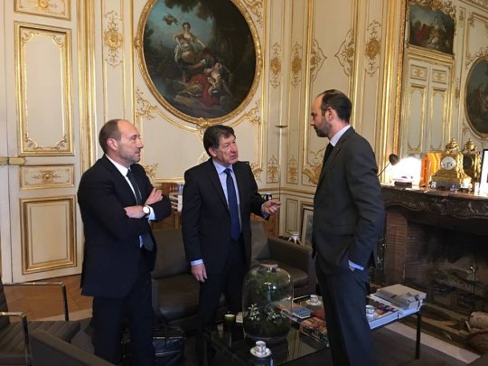 Le Conseil Départemental du Tarn-et-Garonne communique: Christian Astruc accompagné de Pierre Mardegan était reçu ce mercredi par le premier Ministre Edouard Philippe