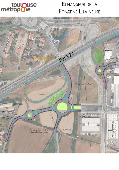 Un nouvel échangeur pour fluidifier la circulation  dans l'ouest toulousain et à Colomiers @TlseMetropole