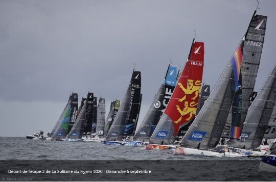 ''La Solitaire du FIGARO'' 2020 :  Une étape pour gros bras