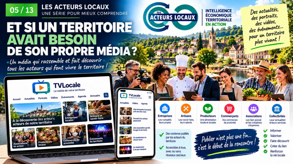 Acteurs-Locaux Épisode 5/13 -  ET SI UN TERRITOIRE AVAIT BESOIN DE SON PROPRE MÉDIA ?