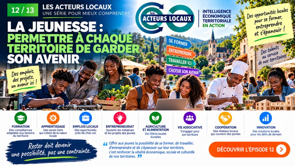 Acteurs-Locaux Épisode 12/13 - LA JEUNESSE : PERMETTRE À CHAQUE TERRITOIRE DE GARDER SON AVENIR