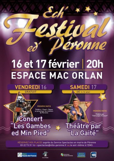 ECH’ FESTIVAL ED PERONNE 16-17 février 2018 - Espace Mac Orlan