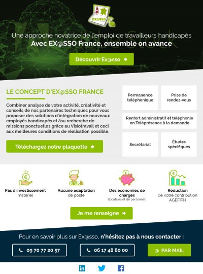 Avec EX@SSO France, ensemble on avance - Facilitateur d'emploi 