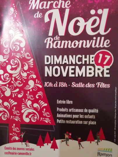 Marché de Noel. Ramonville. Dimanche 17 Novembre 2019. Jusqu'à 18 Heures.  