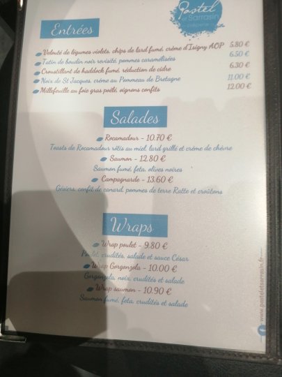 Quand l’Occitanie et la Bretagne se marient.... Cela donne ''Pastel et Sarrasin''. Le restaurant Crêperie du 75 rue du taur à Toulouse.