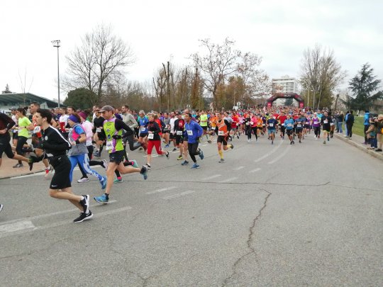 7 ième Ronde de RAMONVILLE. 8 DECEMBRE 2019. PODIUMS et COURSE. Les premières images