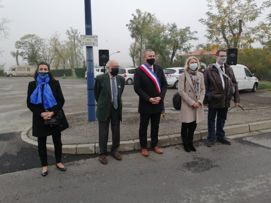 Commémoration du 11 NOVEMBRE. Spécial Confinement. RAMONVILLE. 11 NOVEMBRE 2020.