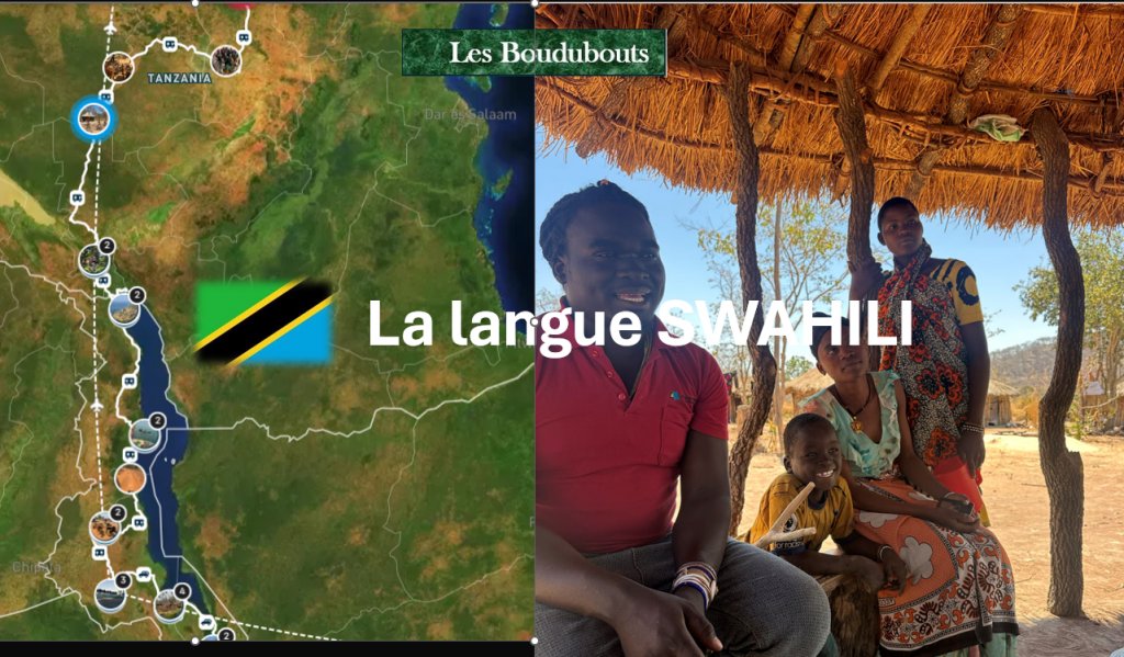 Acteurs Locaux  de TANZANIE  -  Les Boudubouts par les chemins de traverse apprennent le Swahili langue nationale.
