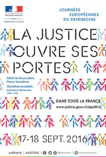 La Justice ouvre ses portes partout en France #JEP2016 #JUSTICE