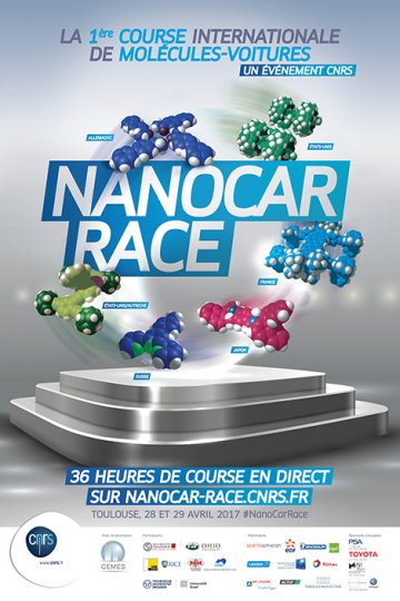 Top départ pour Nanocar Race, la 1ère course internationale de molécules-voitures