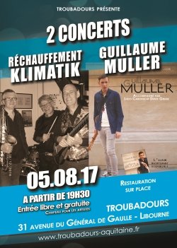 Concert de  GUILLAUME MULLER à Libourne
