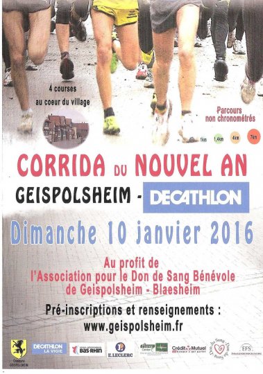 Corrida du Nouvel An à Geispolsheim