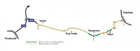 Autoroute Toulouse-Castres :  Le Conseil Départemental de la Haute-Garonne propose des améliorations au projet. 