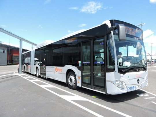 Présentation des nouveaux bus GNV de Tisséo Toulouse