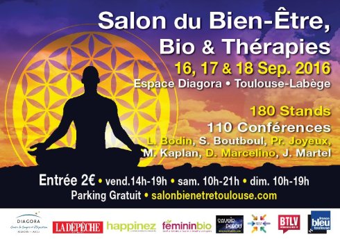 Découvrez le plus grand Salon du Bien-être, Bio & Thérapies de la Région Toulousaine !