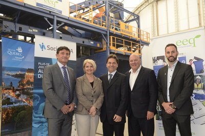 PLAN VERRE L'INNOVATION DE ÉEQ - Des équipements novateurs au centre de tri de la Ville de Québec marquent une nouvelle ère dans le recyclage du verre