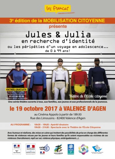 Dernier jour pour s'inscrire « Jules et Julia en recherche d’identité ou les péripéties d’un voyage en adolescence… Entrée gratuite sur inscription