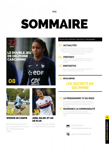 Un magazine 100% football féminin