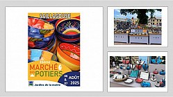 Saillagouse – 66800 (Pyrénées Orientales) - Le marché des potiers ; ou l’univers des mains créatrices  les 6 et 7 Août 2025  de 9H à 19H dans les jardins de la Mairie