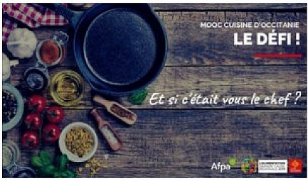 Le MOOC cuisine d'Occitanie : 4 semaines de prolongation et un défi pour les participants @Afpa_Formation ..